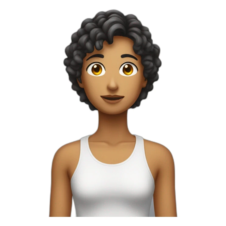 persona tiene calor gota de sudor sticker