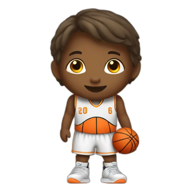 children basketball sticker