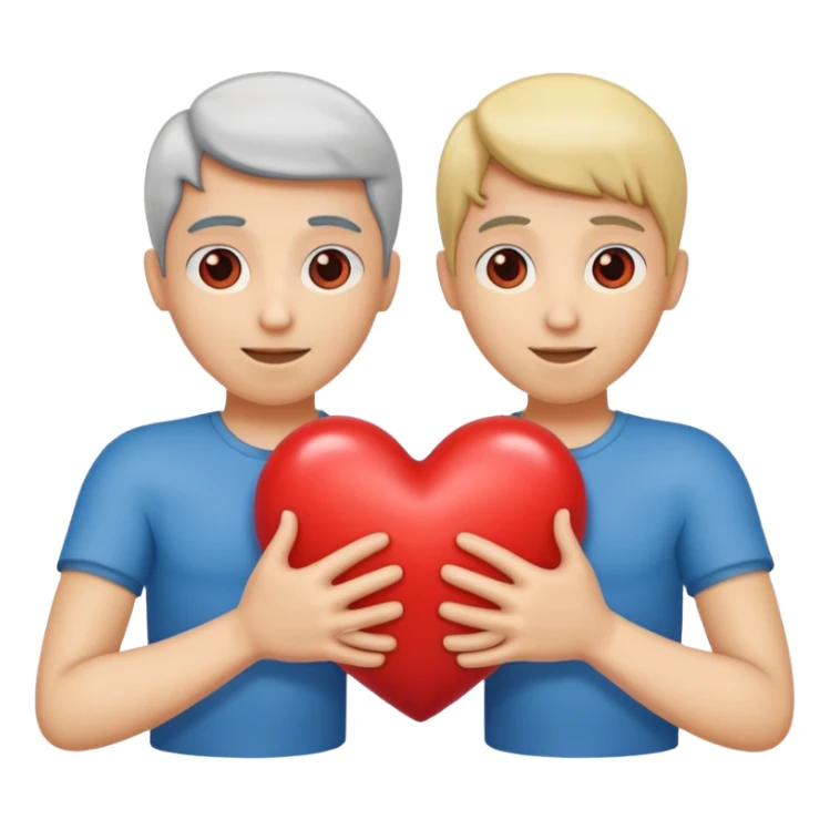 Un brazo abrazando un brazo abrazando un corazón un corazón sticker