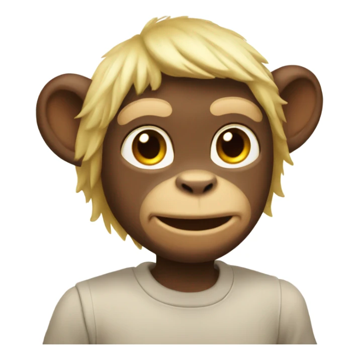 Gay little monkey at the apple store sticker