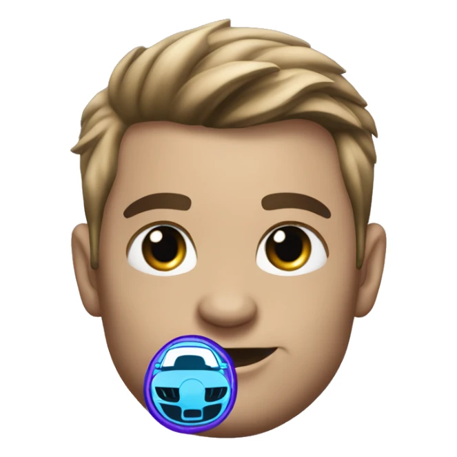 2017 ford mustang light blue with purple wheels sticker