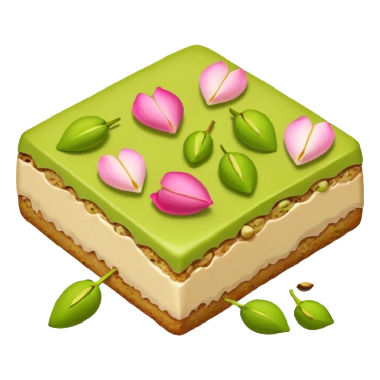 Rose petals pistachio blondie sticker