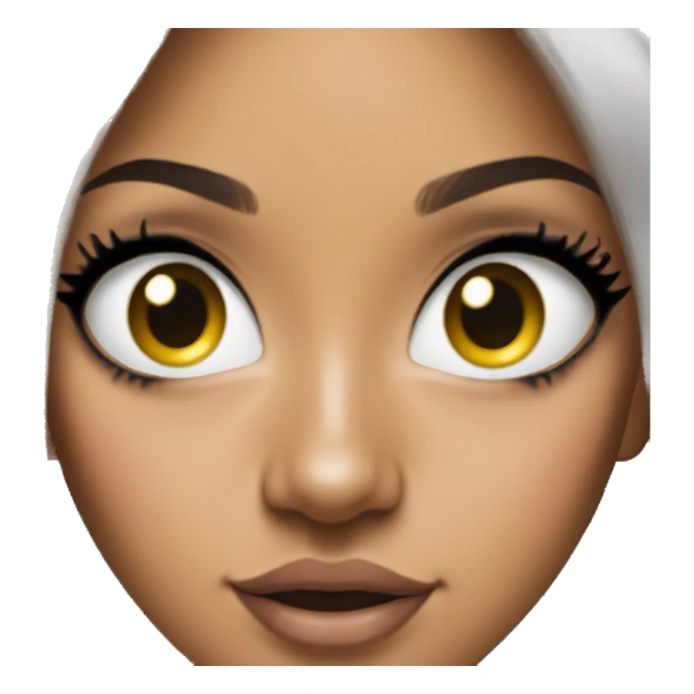 ariana grande with dollar signs in her eyes sticker