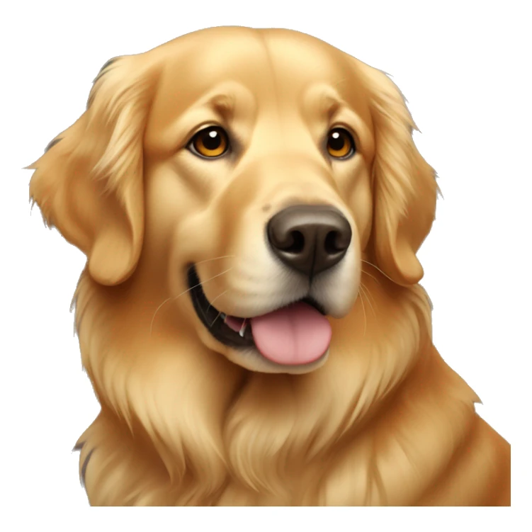 Golden retriever autumn  sticker