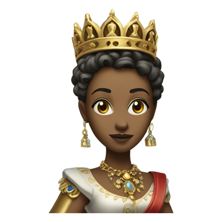 Queen of spades sticker