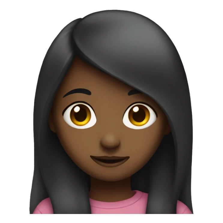 Very shy girl sticker