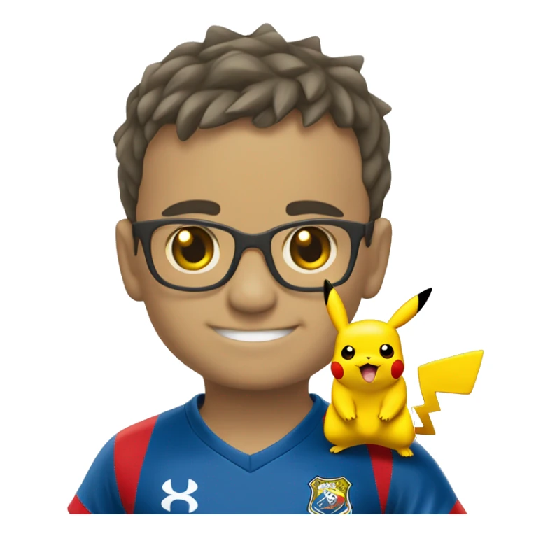 Pikachu com camisa do fortaleza esporte clube sticker