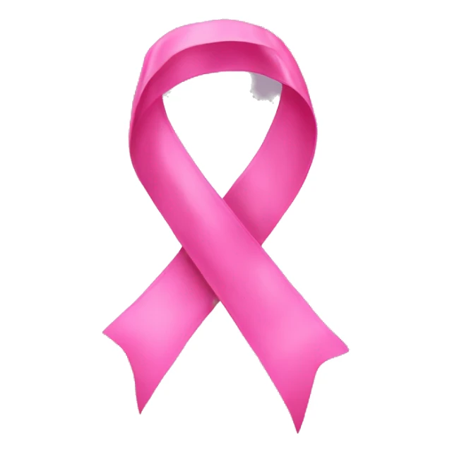 big pink ribbon   sticker