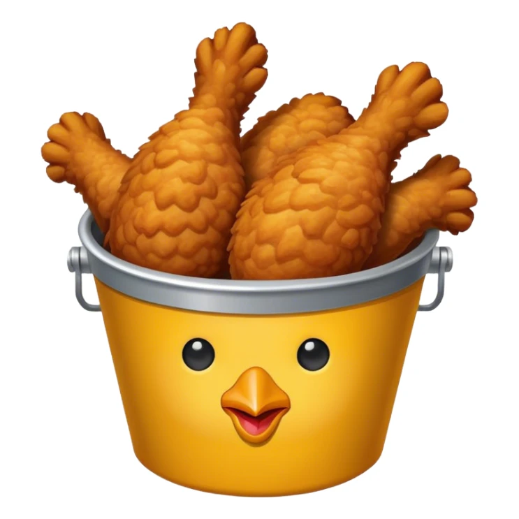 chicken bucket sticker