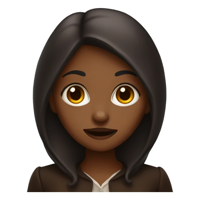 brown vampire girl sticker