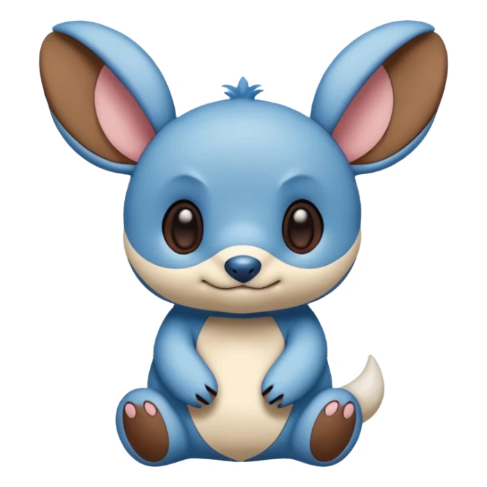 Teddiursa-Stitch-Minccino-fusion  sticker