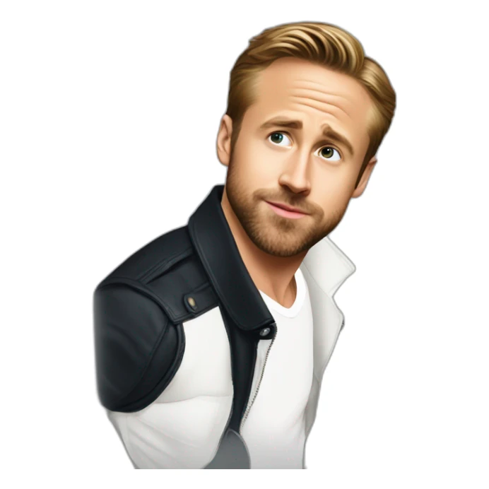 Ryan gosling kissing Ryan gosling sticker