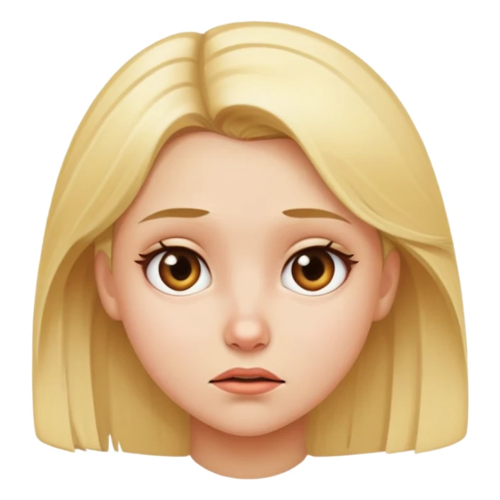 Blonde girl who stinks sticker
