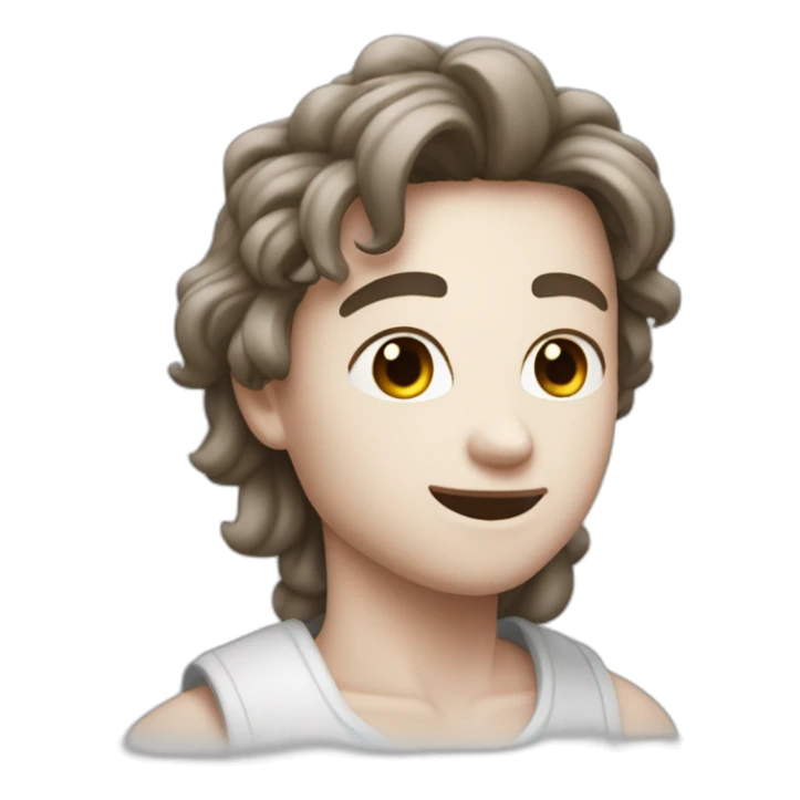 The white like from TikTok videos in right sides sticker