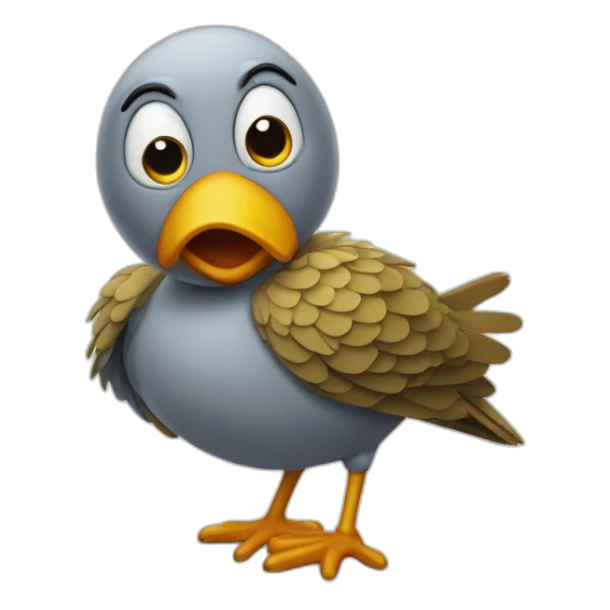 GOOBERS THE BIRD COMMITTING TAX FRAUD sticker