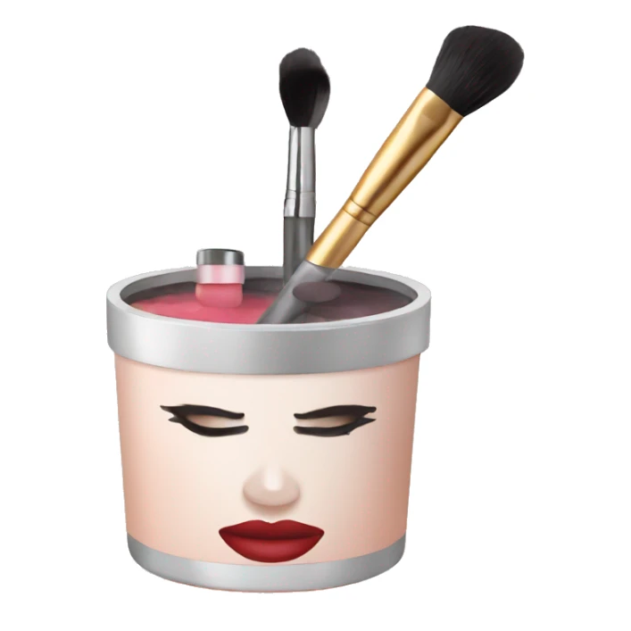 Makeup pot  sticker