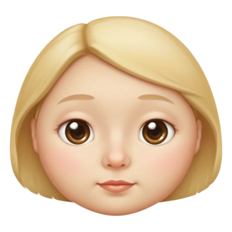 Short, rounded face

Puffy cheeks, high facial fat retention

Large, round or slightly drooped eyes

Small button nose

Soft, gentle aura sticker