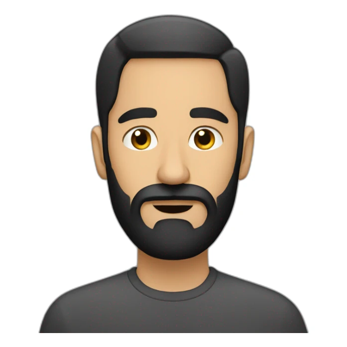 bearded-punjabi-combover-man-black-hair-thinking sticker