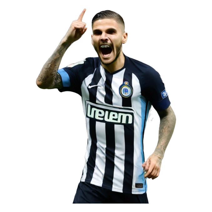 Mauro icardi goal celebrate sticker