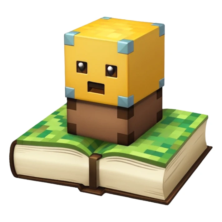tôi muốn 1 khối book minecraft sticker