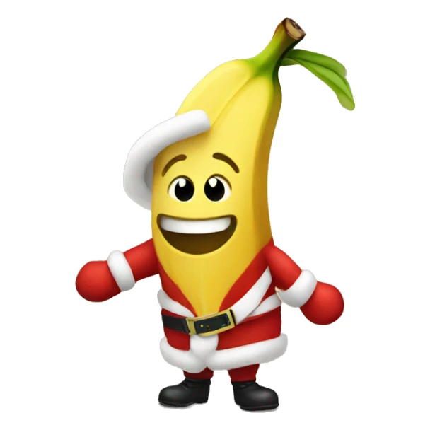 Banana Santa rumba up sticker