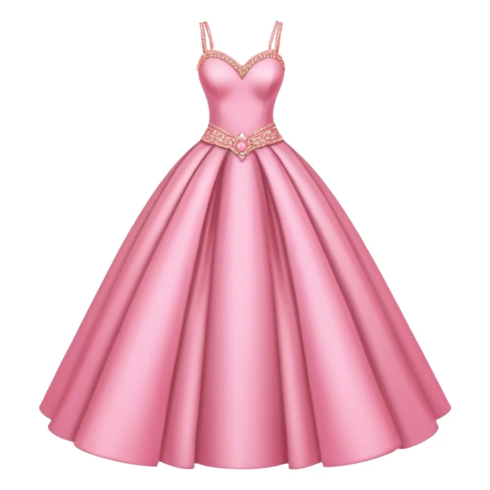 luxury couture dress high quality pink sticker