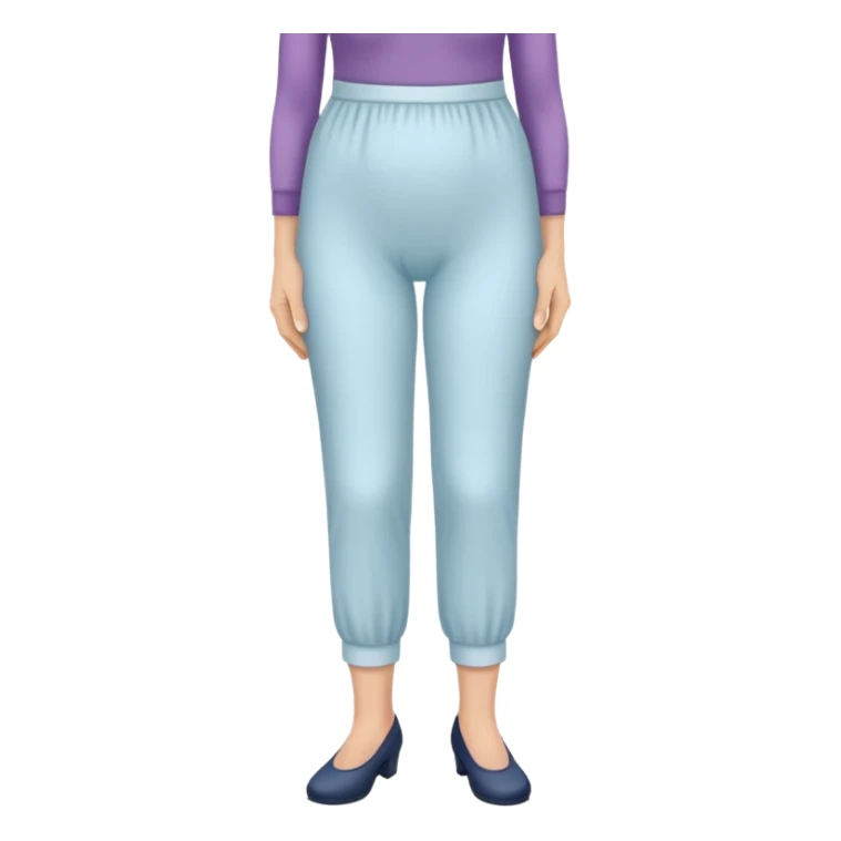 a Woman, mid 50, wearing incontinence pants sticker