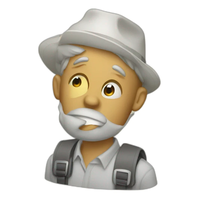 Travel, confused, joy sticker