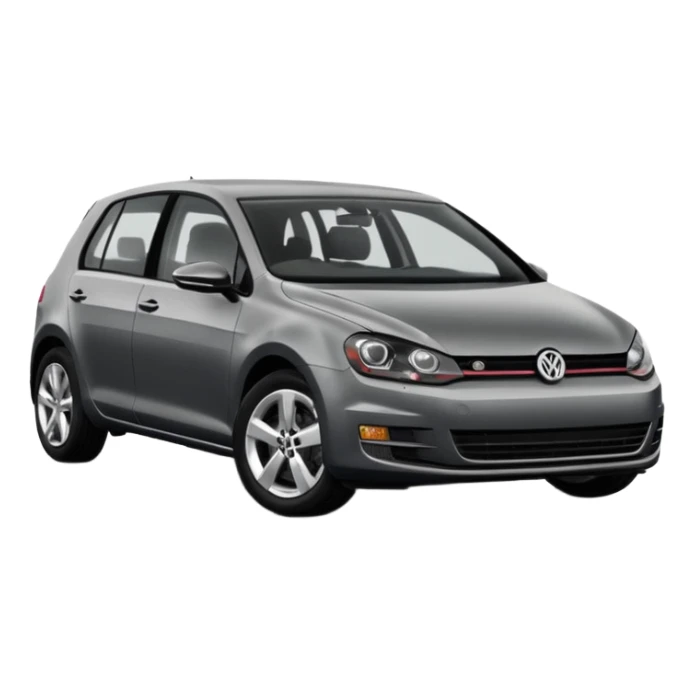 2013 Volkswagen Golf dark grey 5 door sticker