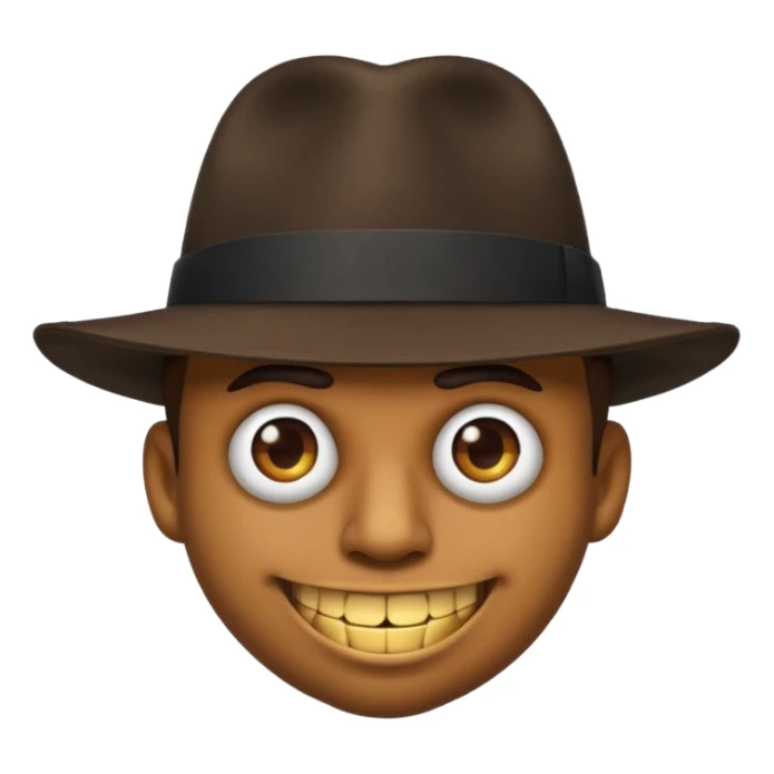 Gangster emoji sticker