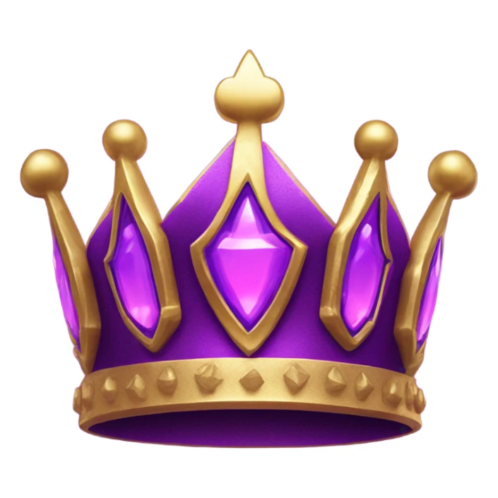 Neon purple crown subscriber feed Instagram sticker