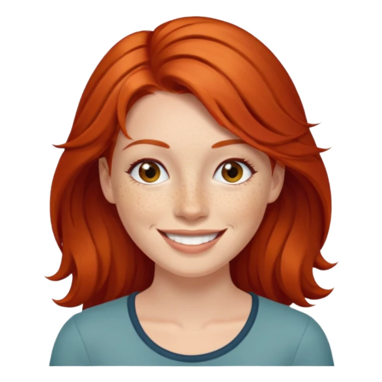 👸🏼 hace ese emoji pero que la mujer sea pelirroja sticker