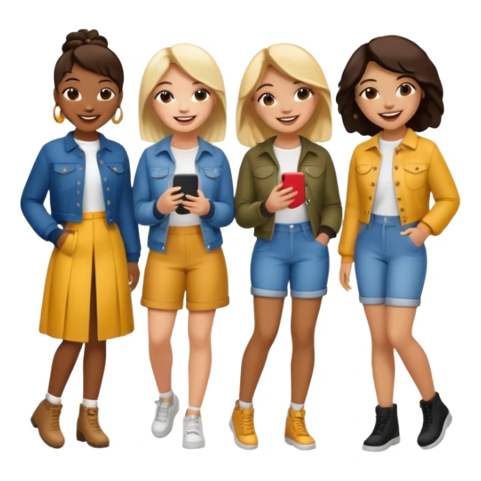 Popular girls sticker