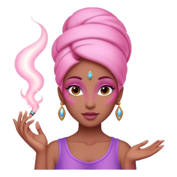 Female genie - pink smoke trail





































 sticker