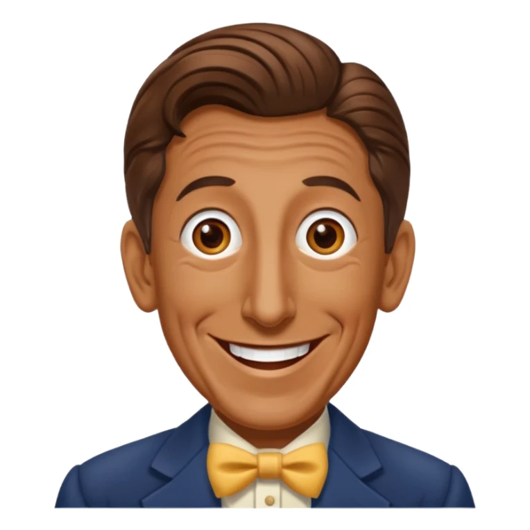 Ray Bolger with brown hair sticker