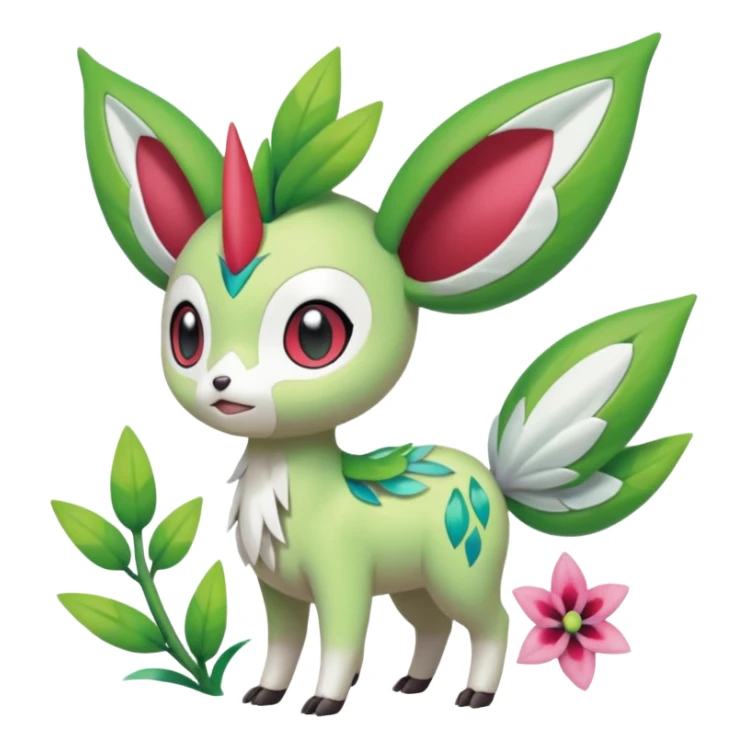 Meloetta-Celebi-Shaymin-Skiddo-Pokémon-Fakémon-creature sticker