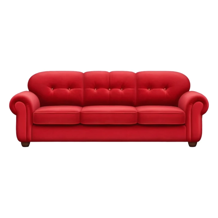 The couch from tv show friends sticker