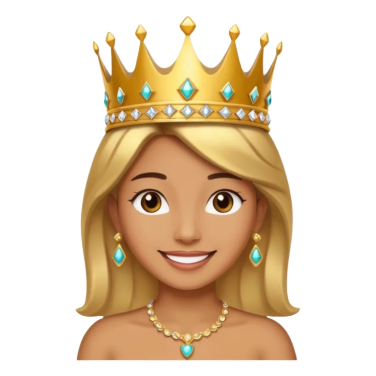 Una persona enamorado y con una corana sticker