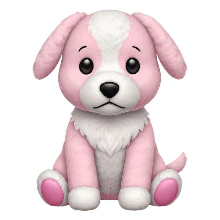 Victoria secret pink dog plush sticker