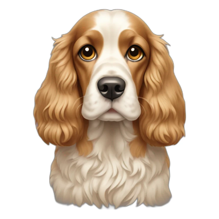 Dog-english-cocker-spaniel-full-body-golden sticker