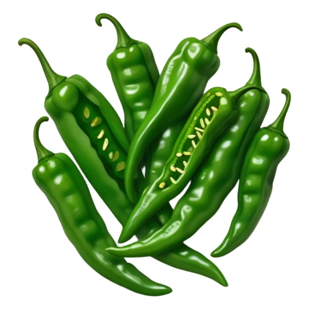 Plate of shishito peppers sticker