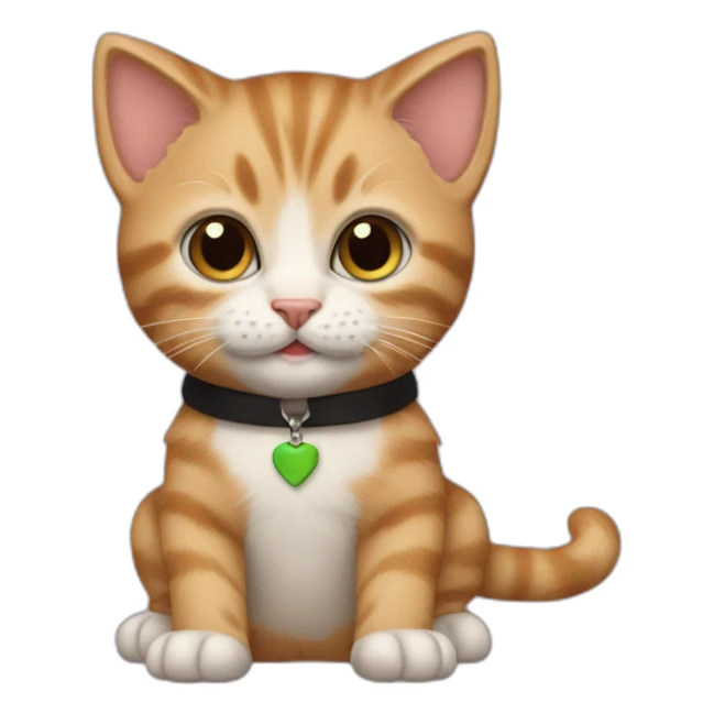 kitten wearing jim carrey costume sticker