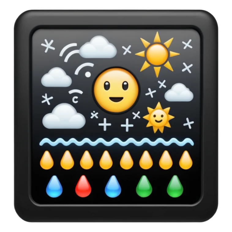 Sistemas de comunicación primitivos, sin pronósticos meteorológicos confiables sticker