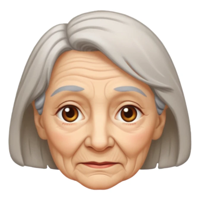 mujer adulta mayor sticker