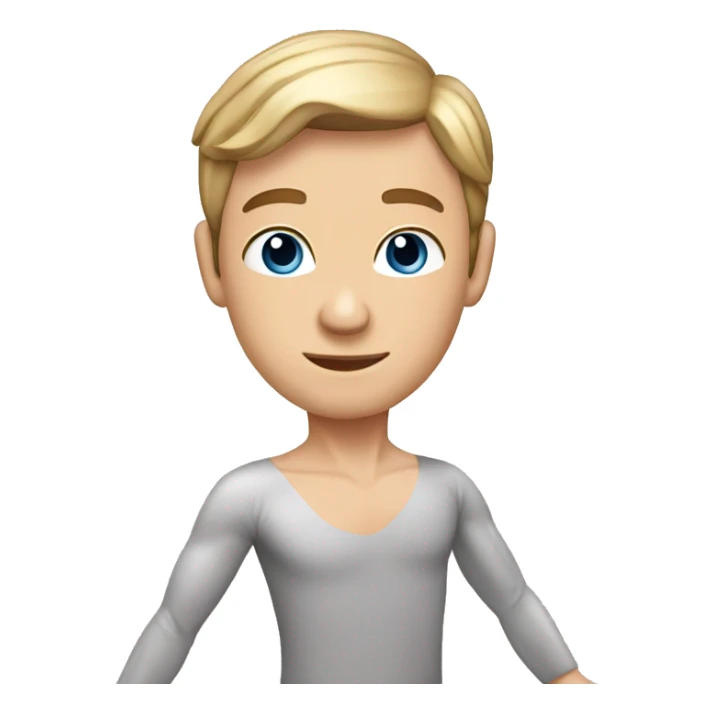 ballet dance male caucasian sticker