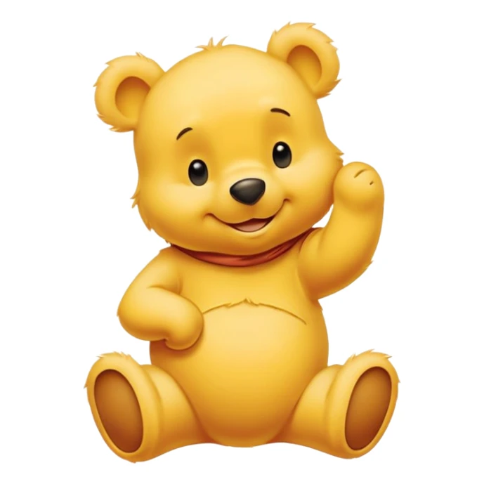 classic Winnie the Pooh sticker