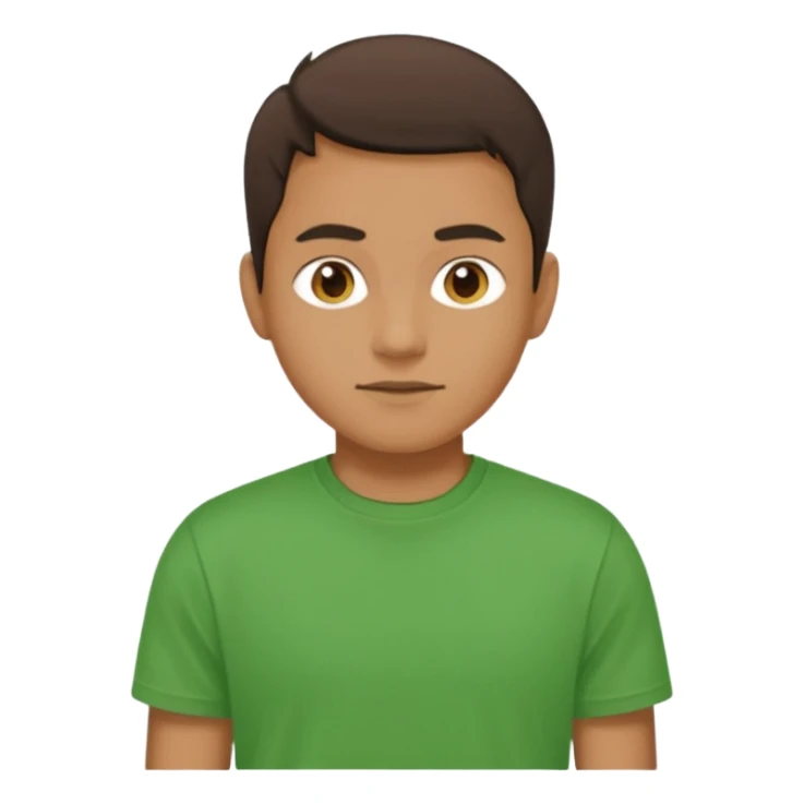 polera brasil verde corta sticker