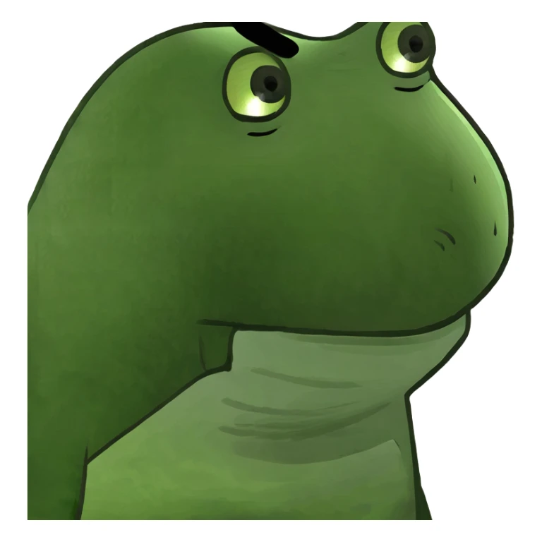 thoughtful male portrait in shirt sticker