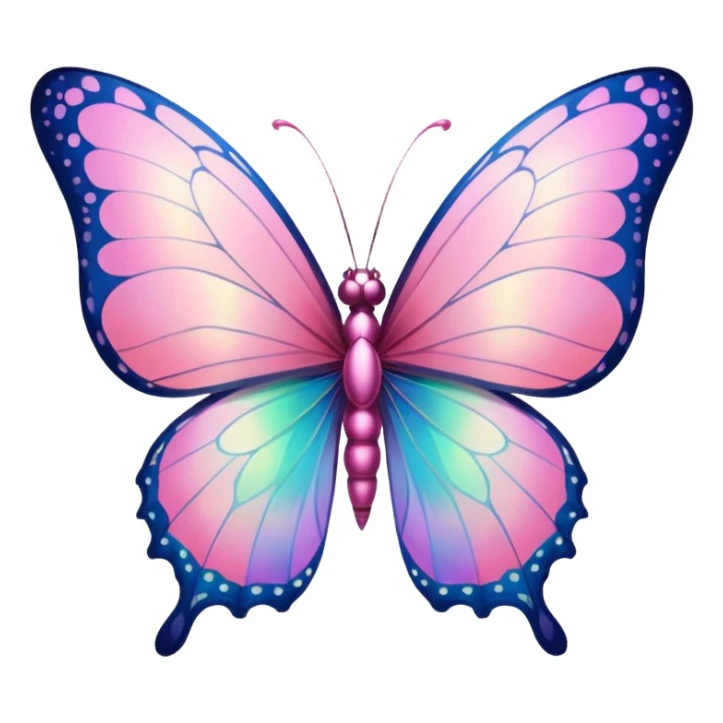Pink Fairy Garden Butterfly sticker