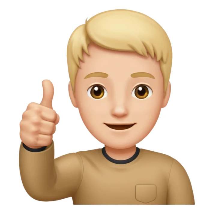 thumbs up but with 9 thumbs sticker